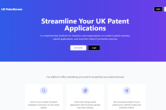 The UK Patent Screener website